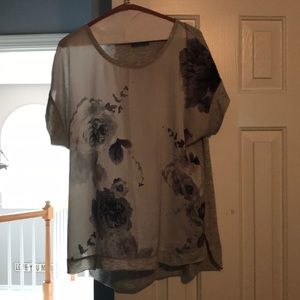Vera Wang Silk and Cotton Blouse